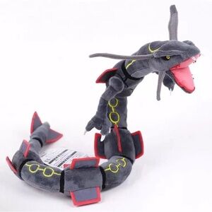 Pokemon Shiny Rayquaza 30" Long POSABLE Plush - NEW - Pokemon Dragon Plushie